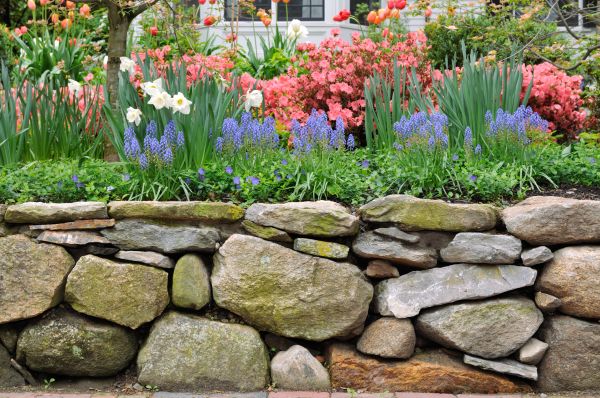 Stone Wall Hardscaping in Rapid City