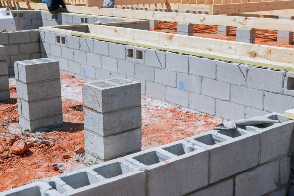 Cement Block Installation in Rapid City