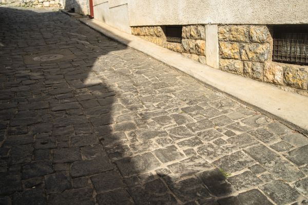 Stone Sidewalk Repair in Rapid City