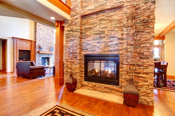 Stone Hearth Installation in Rapid City